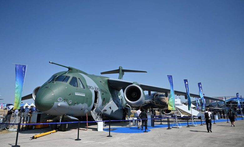 Embraer banks on Farnborough Airshow to boost C-390 cargo plane sales