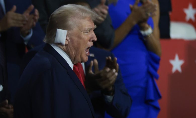 RNC 2024 Day 1 highlights: Trump appears wearing bandage after being shot as opening day ends