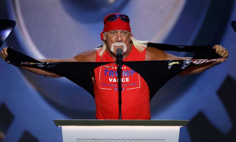 Let Trump-o-mania make America great again! Hulk Hogan rips off his shirt in wild RNC speech