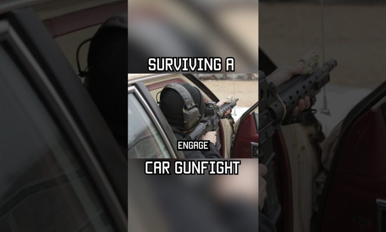 How to SURVIVE A CAR GUNFIGHT pt. 1 #youtubeshorts #shortsfeed #selfdefense #car #military