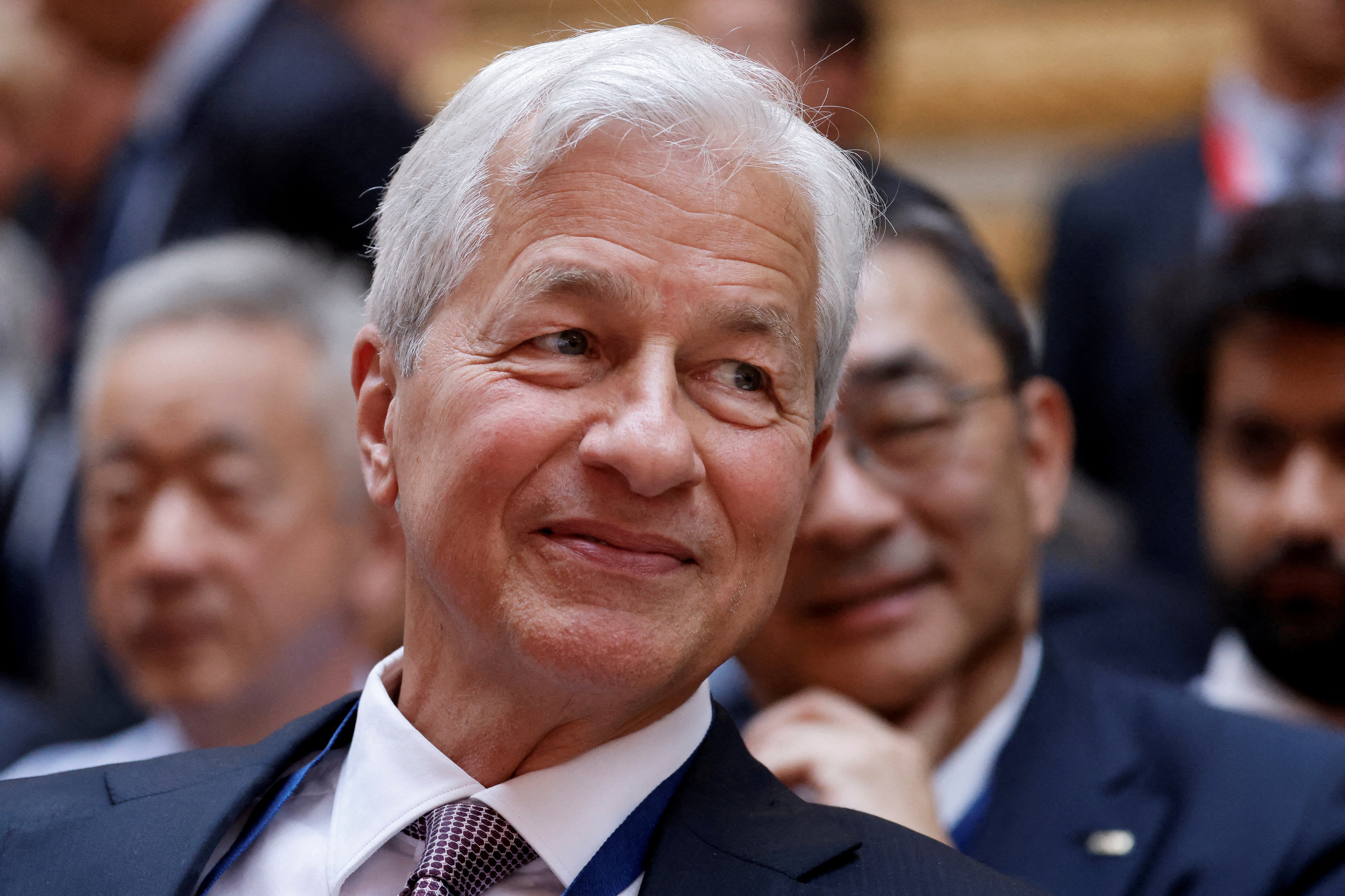 Trump told Bloomberg last month that he would ‘consider’ JPMorgan Chase CEO Jamie Dimon for a role in his potential cabinet. The former president is now denying he said that