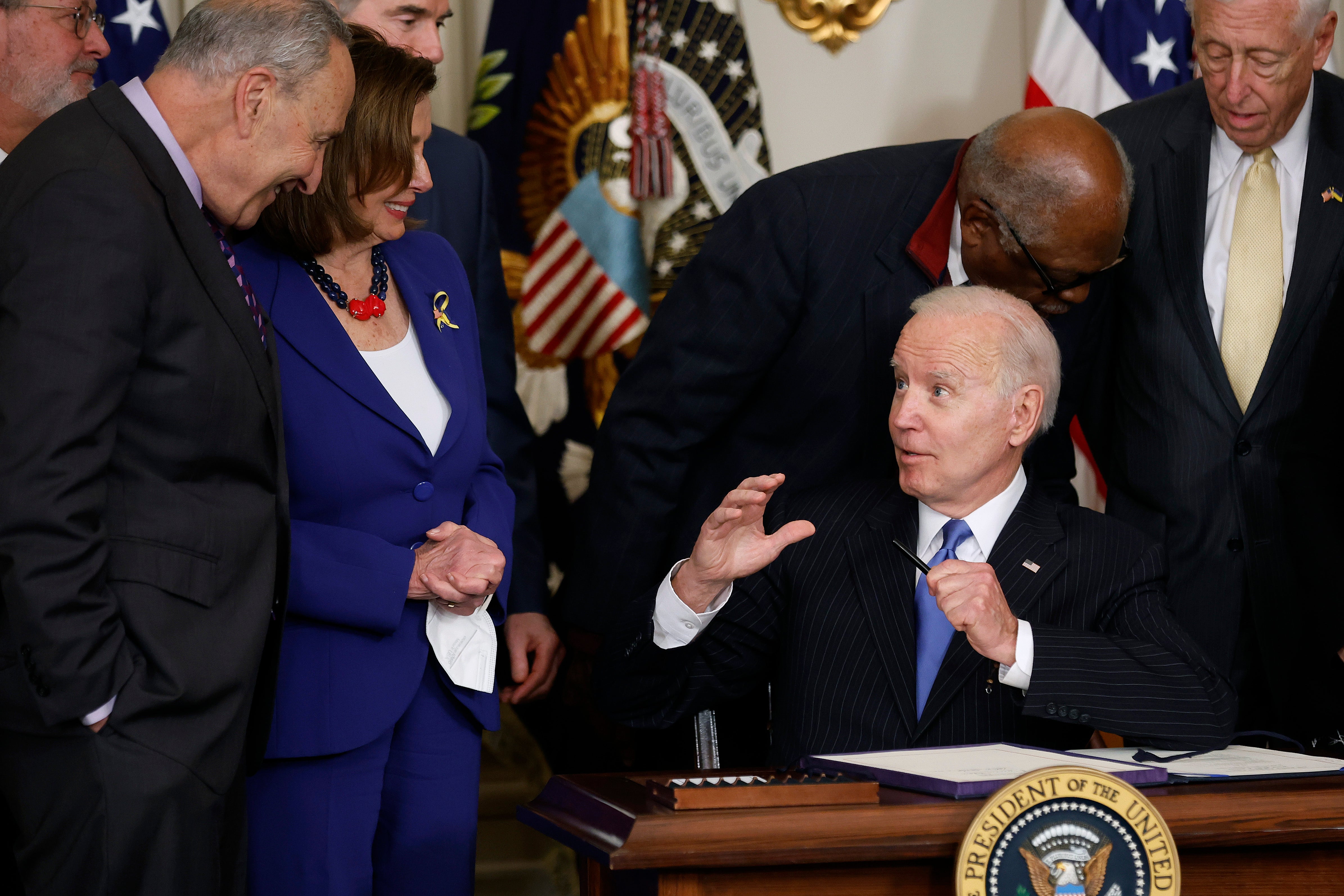 Both Chuck Schumer and Nancy Pelosi – two of Biden’s closest political allies – have reportedly told him he can’t win in November