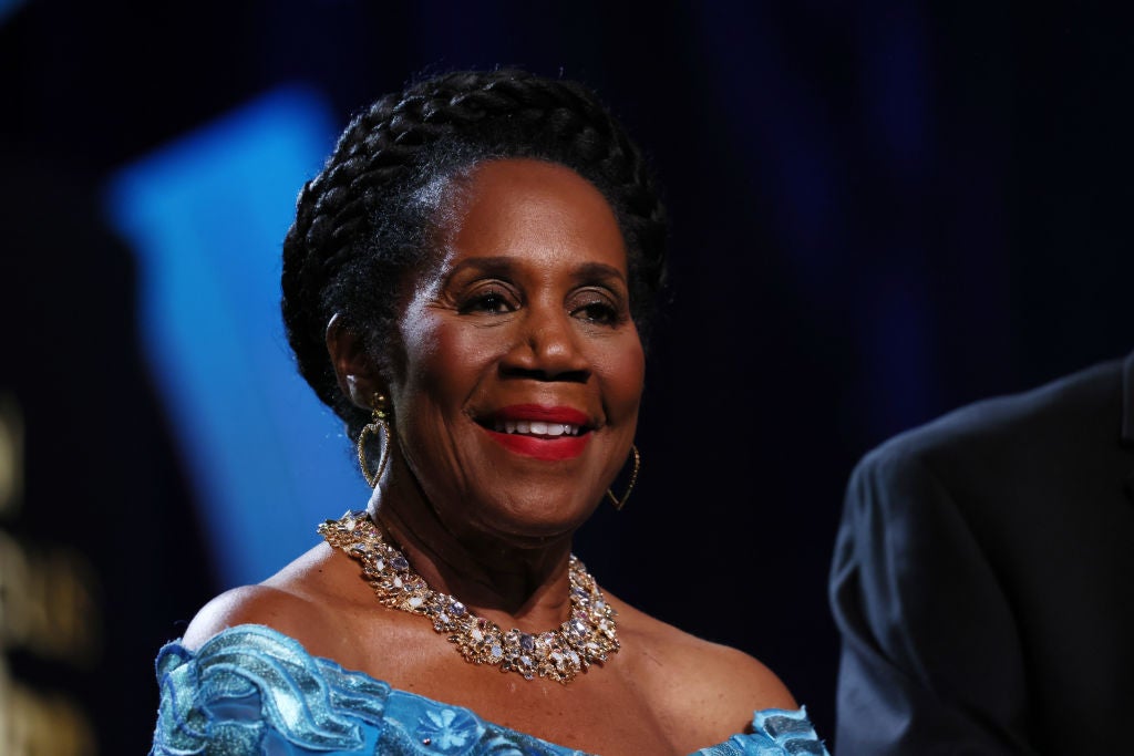 Sheila Jackson Lee attends an awards ceremony hosted by the Congressional Black Caucus in 2023. The Texas lawmaker died on Friday after battling pancreatic cancer.