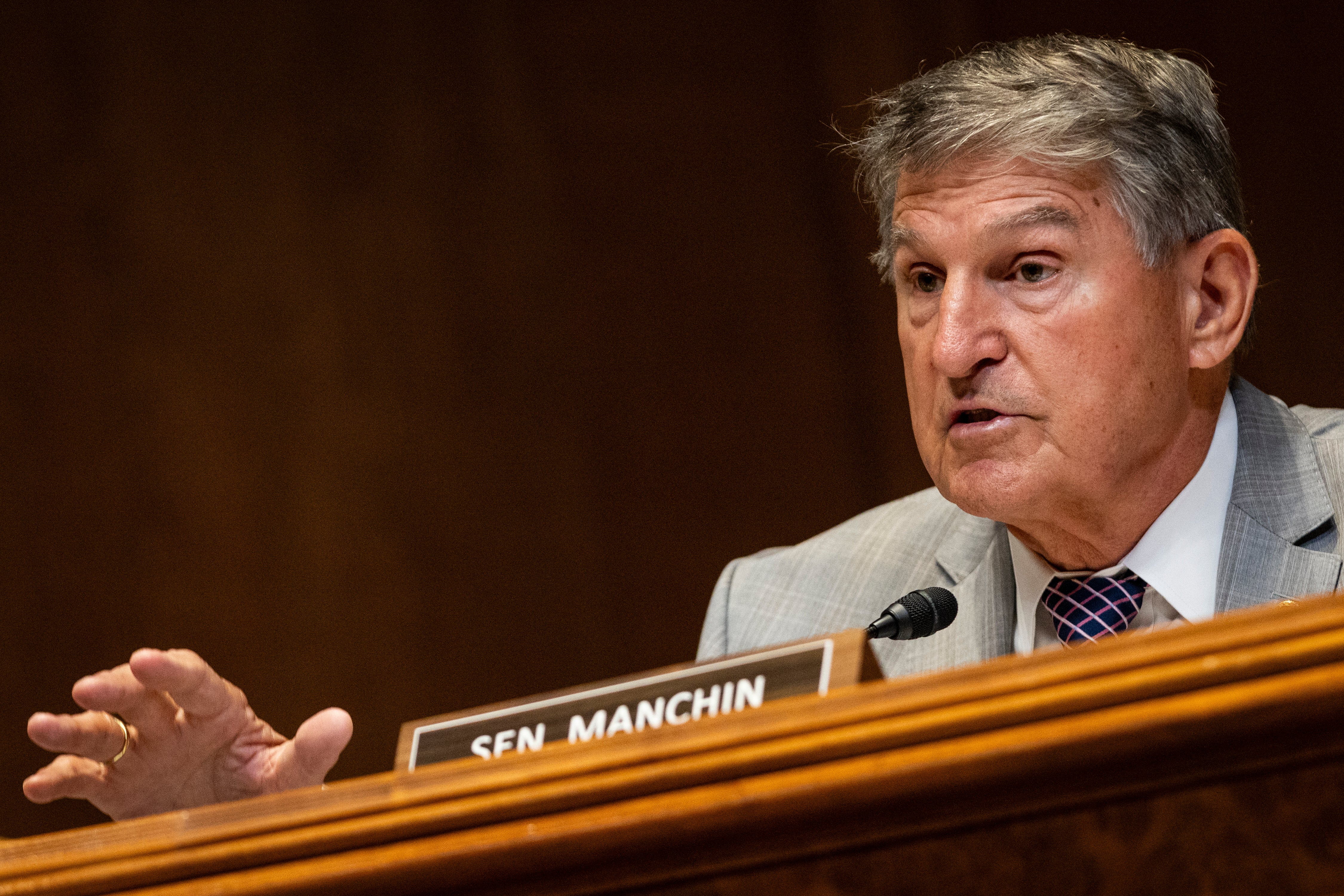 Manchin left the Democratic Party in May to become an independent and was retiring from the Senate