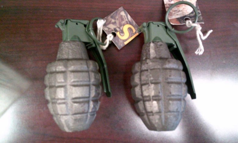 Inert grenades at a Hawaii airport cause evacuation after being found in a man from Japan’s bag