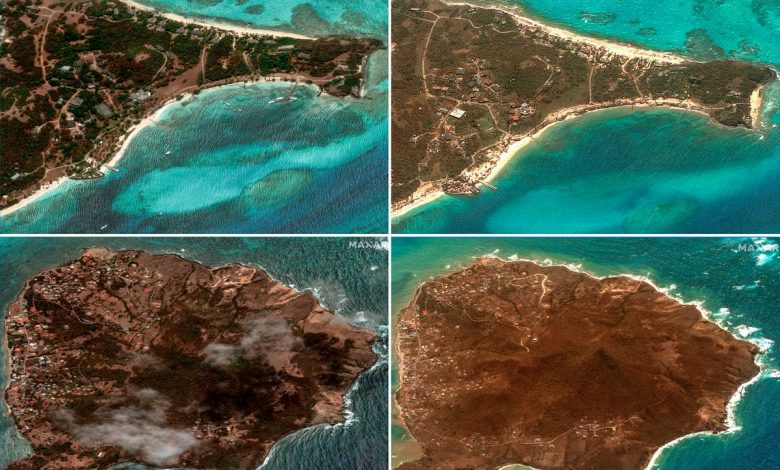 Hurricane Beryl: Aerial images show before and after of storm’s destruction