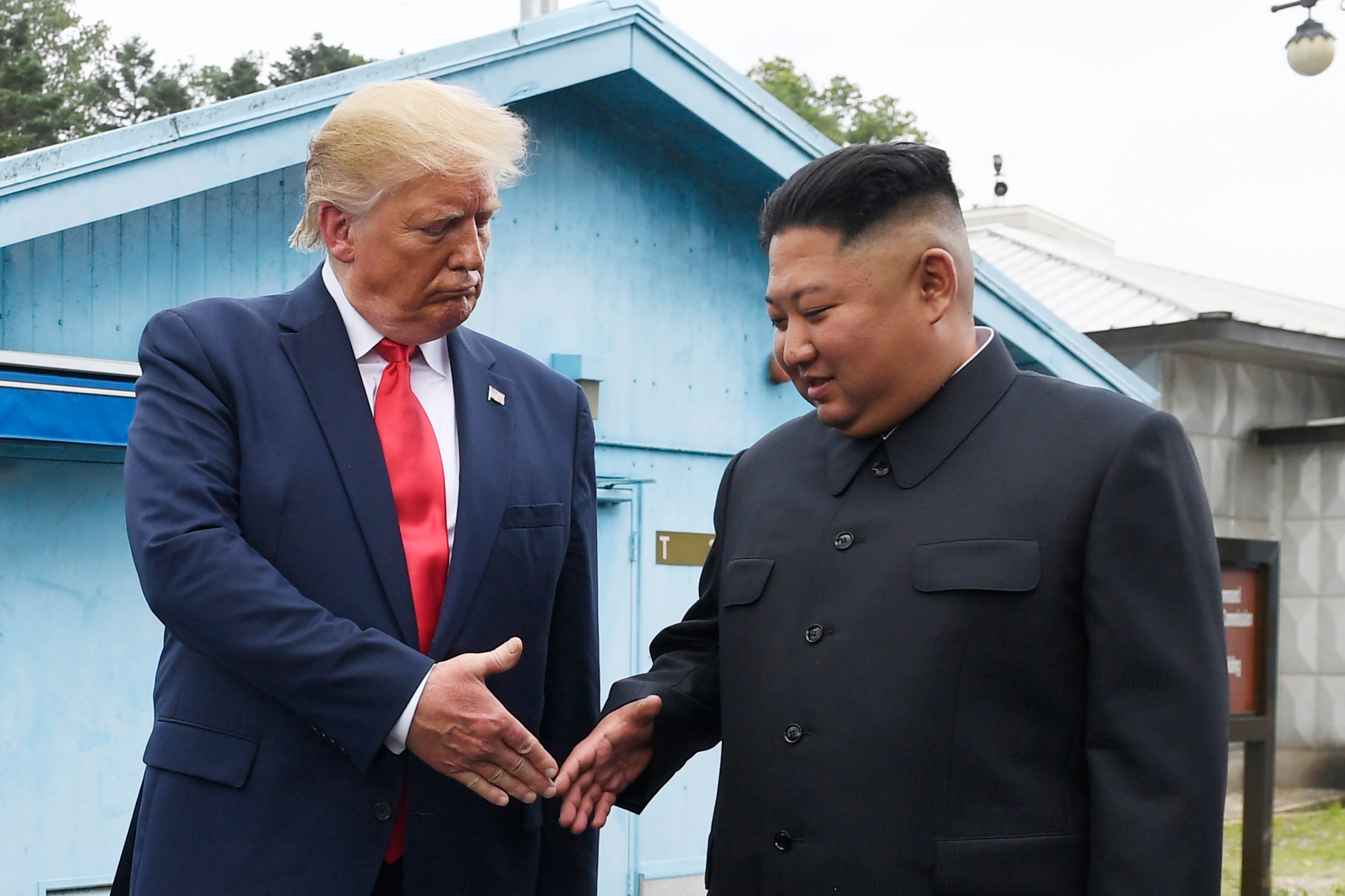 Trump controversially met Kim on the border of North and South Korea