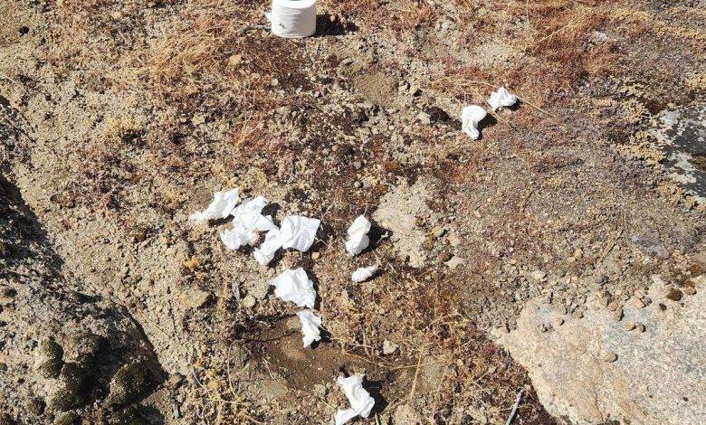 Park rangers demand visitors stop leaving used toilet paper behind in Yosemite