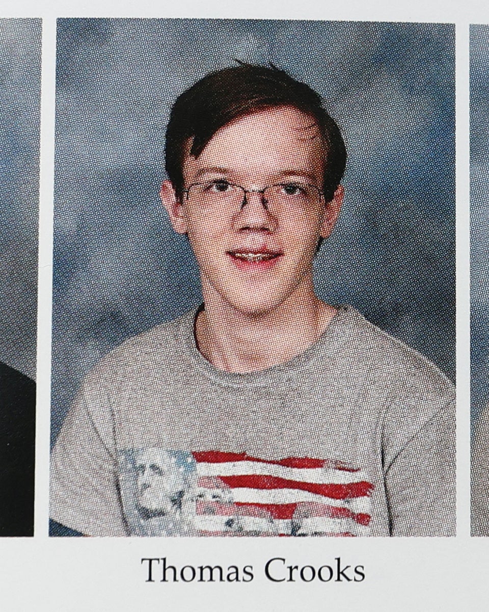 Thomas Crooks from a school yearbook photo