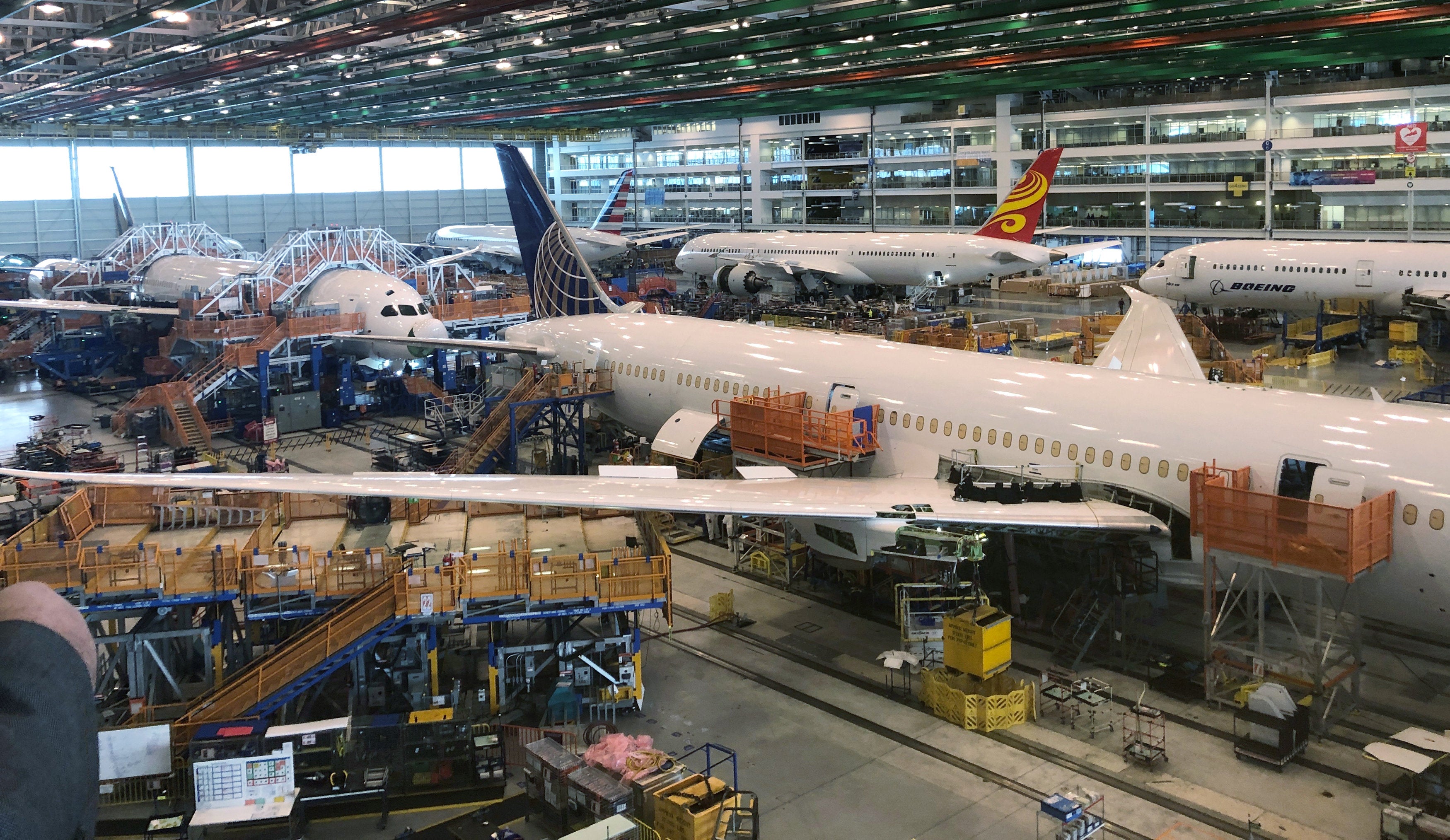 Boeing has roughly 200 planes awaiting final parts delayed because of supply chain issues