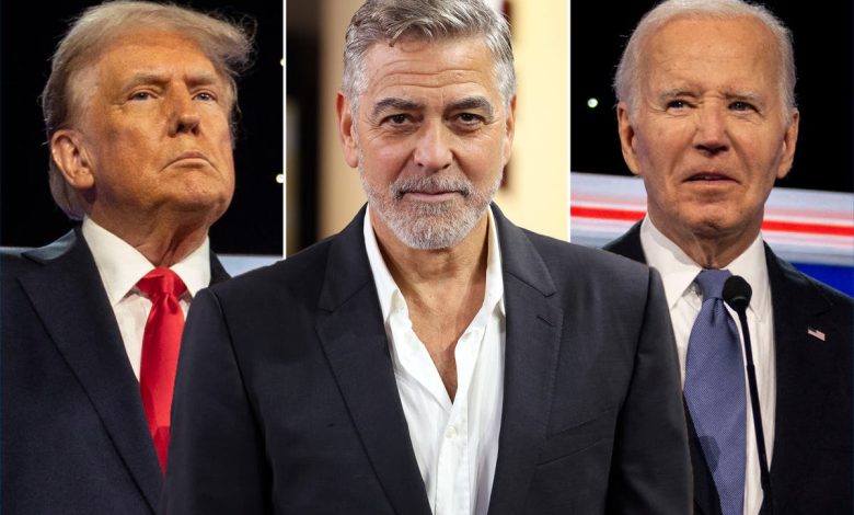 Trump tells ‘fake movie actor’ George Clooney to ‘get out of politics’ after he urged Biden to step aside