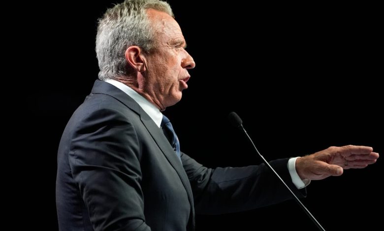 Watch: Robert F. Kennedy Jr holds news conference after Biden drops out of 2024 presidential election race