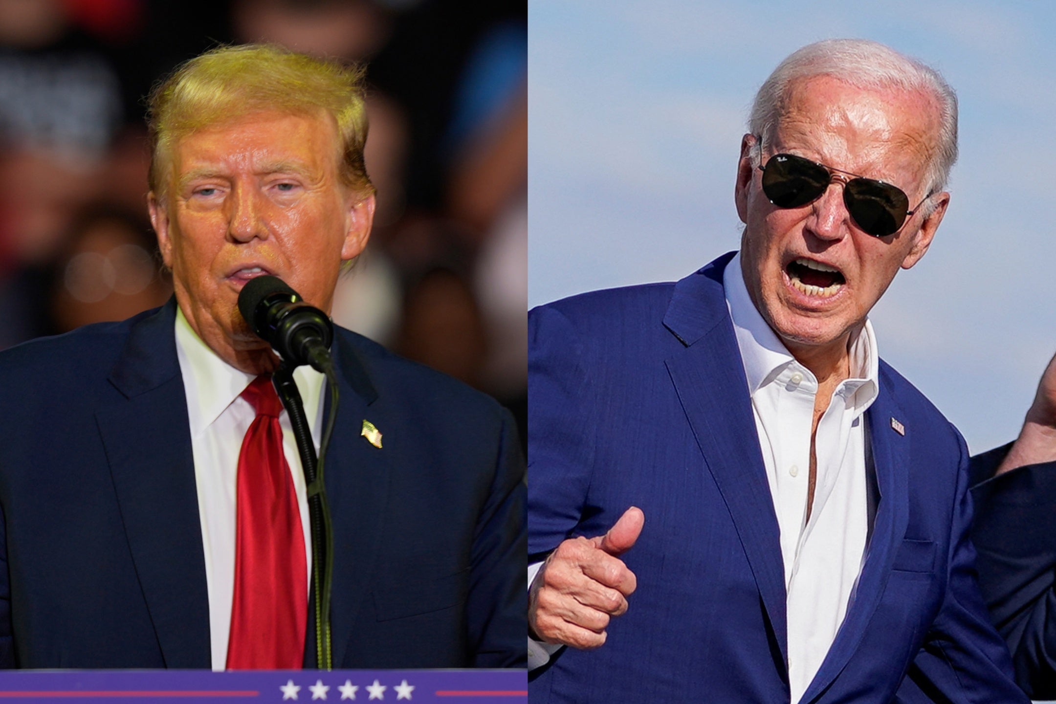 Donald Trump has stayed out of the spotlight as Democrats are in crisis about President Joe Biden’s re-election prospects