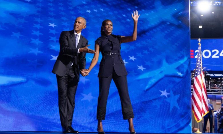 DNC 2024 live: Obamas blast Trump in animated speeches as Tim Walz, Bill Clinton to take stage today