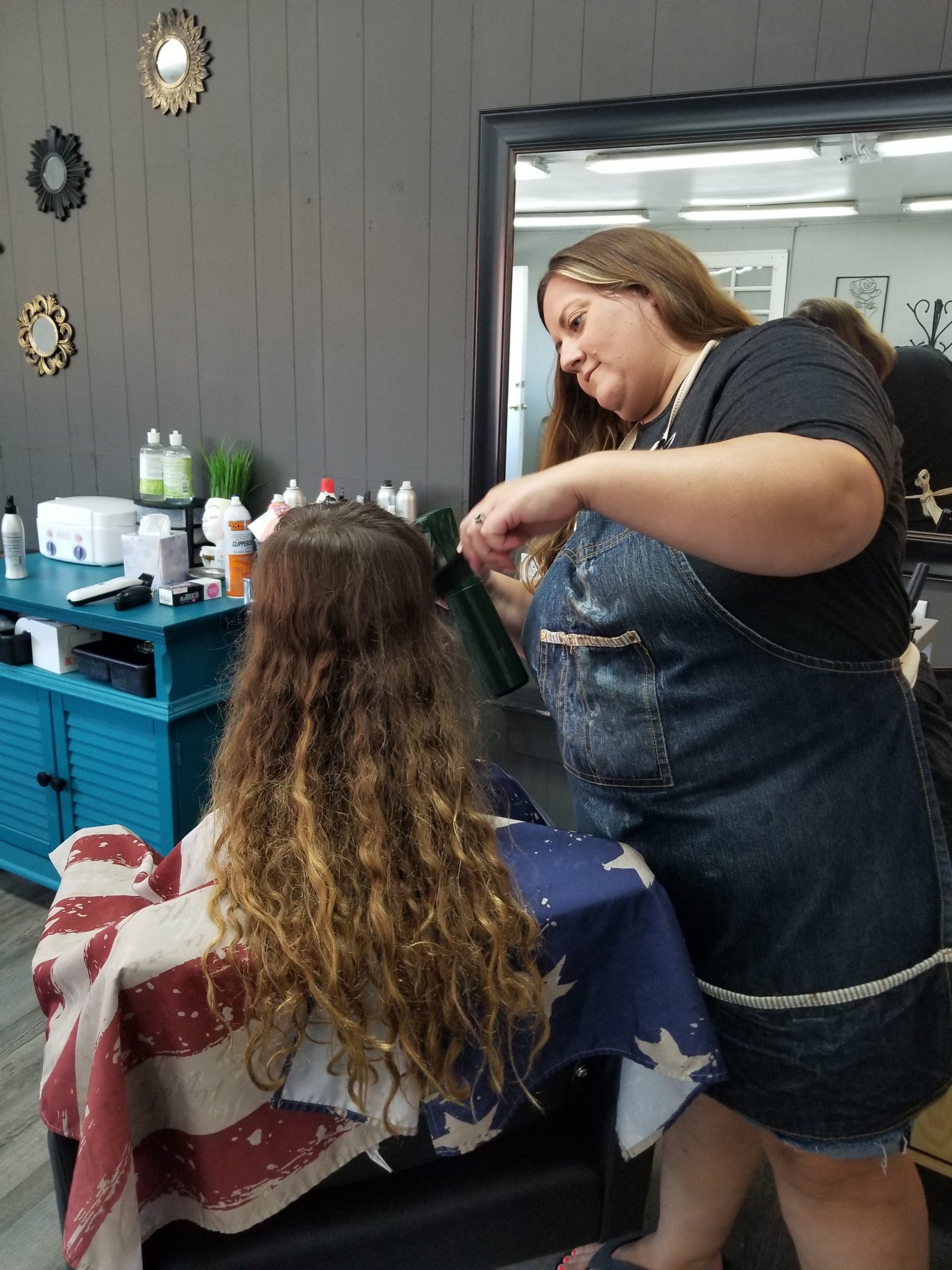 Chason’s mother laid out ground rules when she decided to let him grow out the mane -- and he’s dutifully conditioned, combed, detangled and otherwise maintained his flowing locks