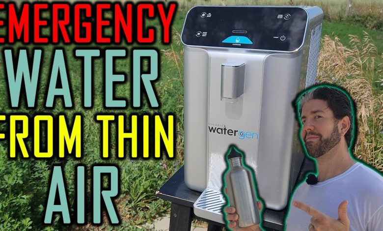 Emergency Water Source Almost Anywhere (Even in an Apartment): Solaris Atmospheric Water Generator