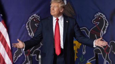 Trump returns for indoor Pennsylvania rally for first time since assassination attempt in state