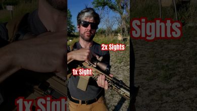 Do You NEED Back Up Iron Sights on a Rifle Setup with 2 Optics? 🎯 (aka 3 sighting systems?) #shorts