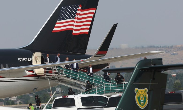 Trump’s plane diverted over mechanical issue while flying to rally in Montana