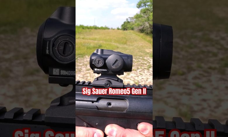 New KING of Budget Red Dot Sights?👑🔴 SIG ROMEO5 GEN II @sigsauerinc #budget #reddot #rds #shorts 🔥