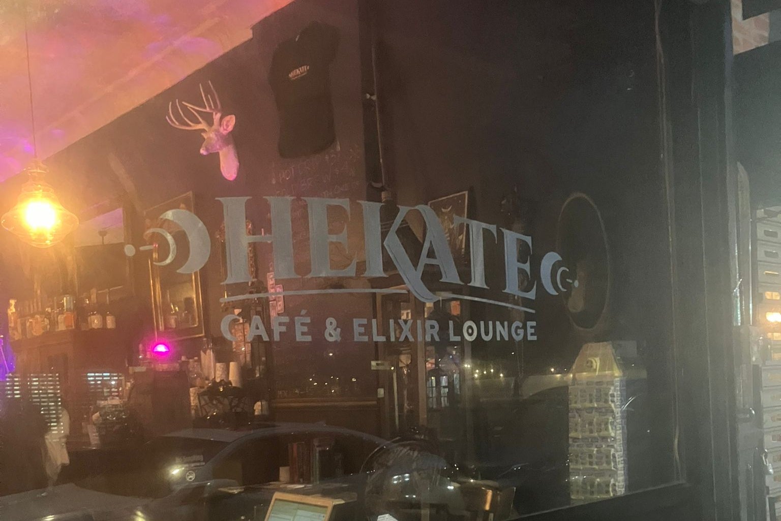 Hekate Café and Elixir Lounge is a sober bar located in New York’s east village