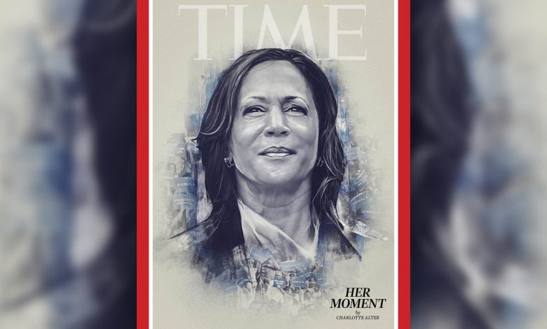 Time magazine unveils new front cover: ‘The reintroduction of Kamala Harris’