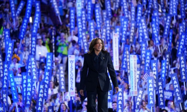 Kamala Harris calls Trump ‘unserious’ and vows to ‘write next great chapter in greatest story ever’ as presidential race begins