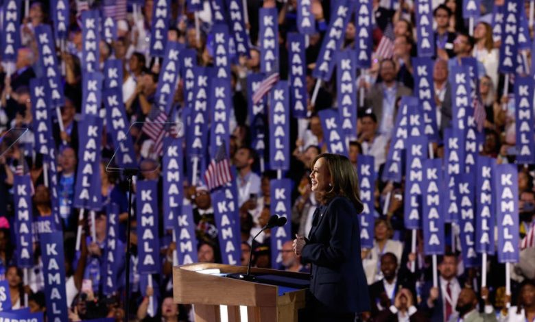 Trump fires off more than 50 Truth Social posts in manic ‘fact check’ during Harris’ DNC speech