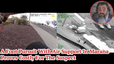 A Foot Pursuit With Air Support In Marana Proves Costly For The Suspect