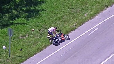 High-Speed Motorcycle Chase Ends in Crash in Vero Beach, Florida