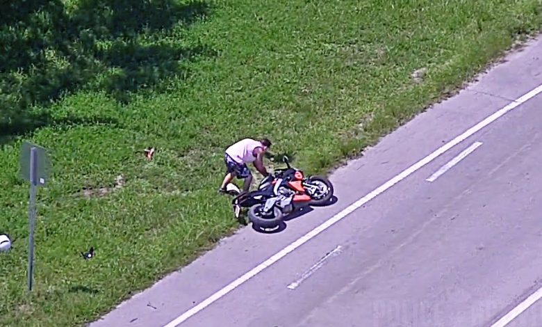 High-Speed Motorcycle Chase Ends in Crash in Vero Beach, Florida