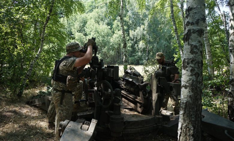 In a world of drones, Ukraine’s artillerymen rushed to defend Kharkiv