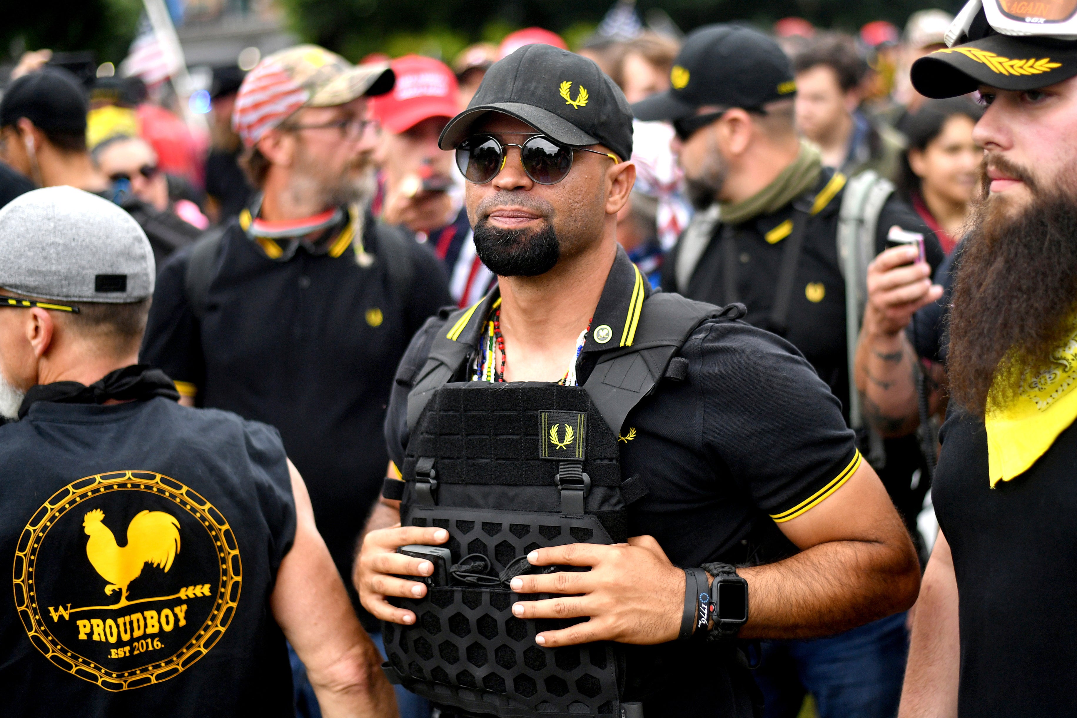 Proud Boys chairman Enrique Tarrio was arrested in September for his role in the Capitol riots