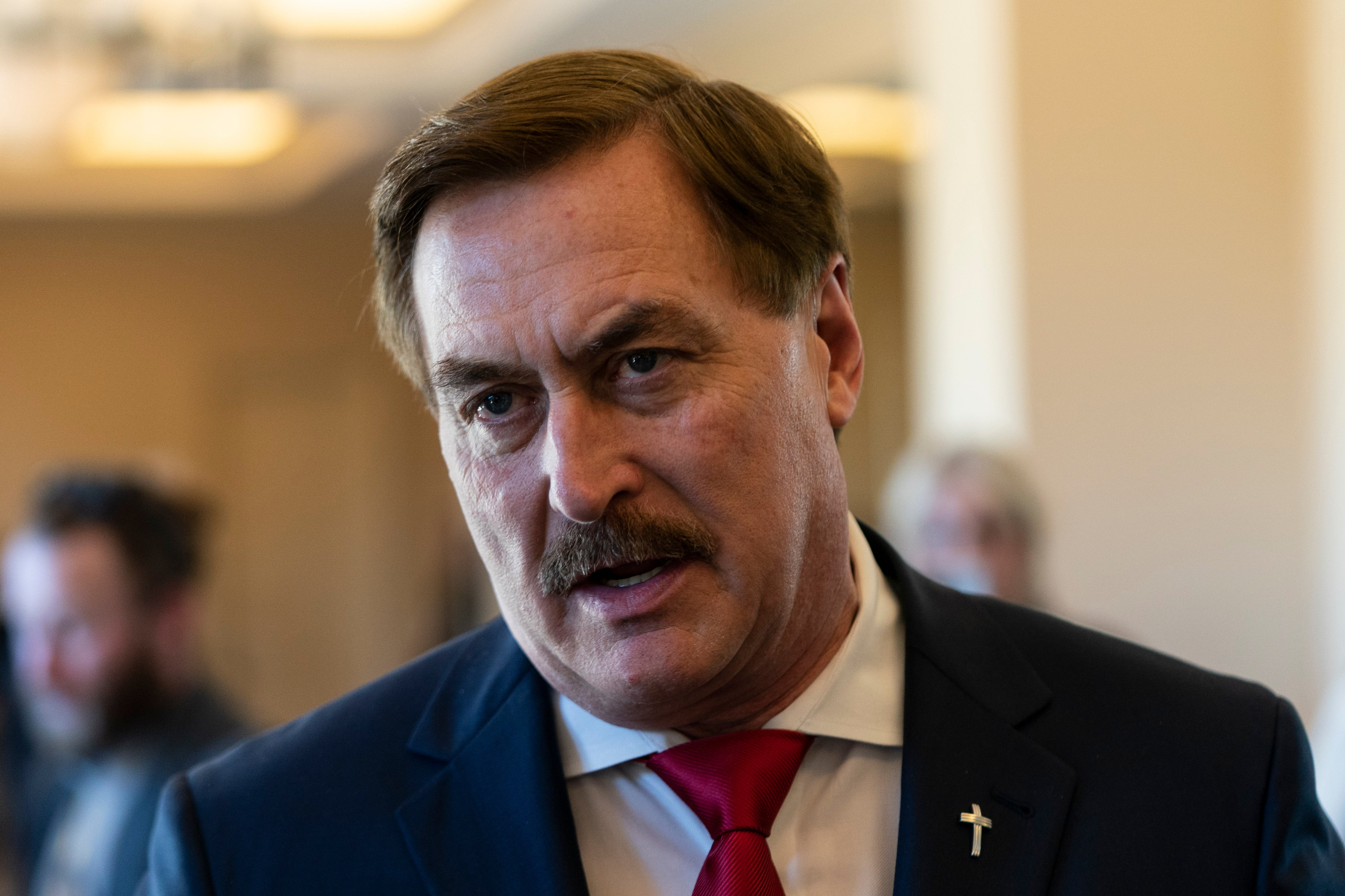 Mike Lindell plans to infiltrate the DNC by shaving his mustache, he said