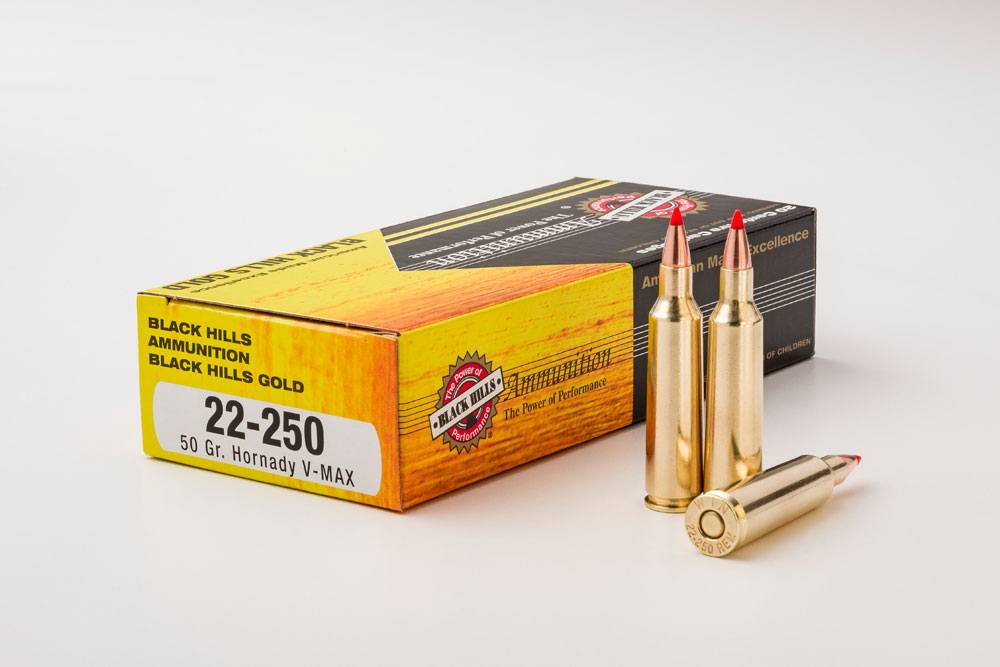 Black-Hills-22-250-50gr-Hornady-V-Max