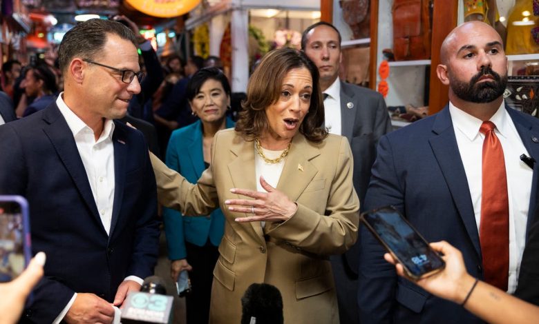 Who is winning in the Kamala Harris veepstakes?