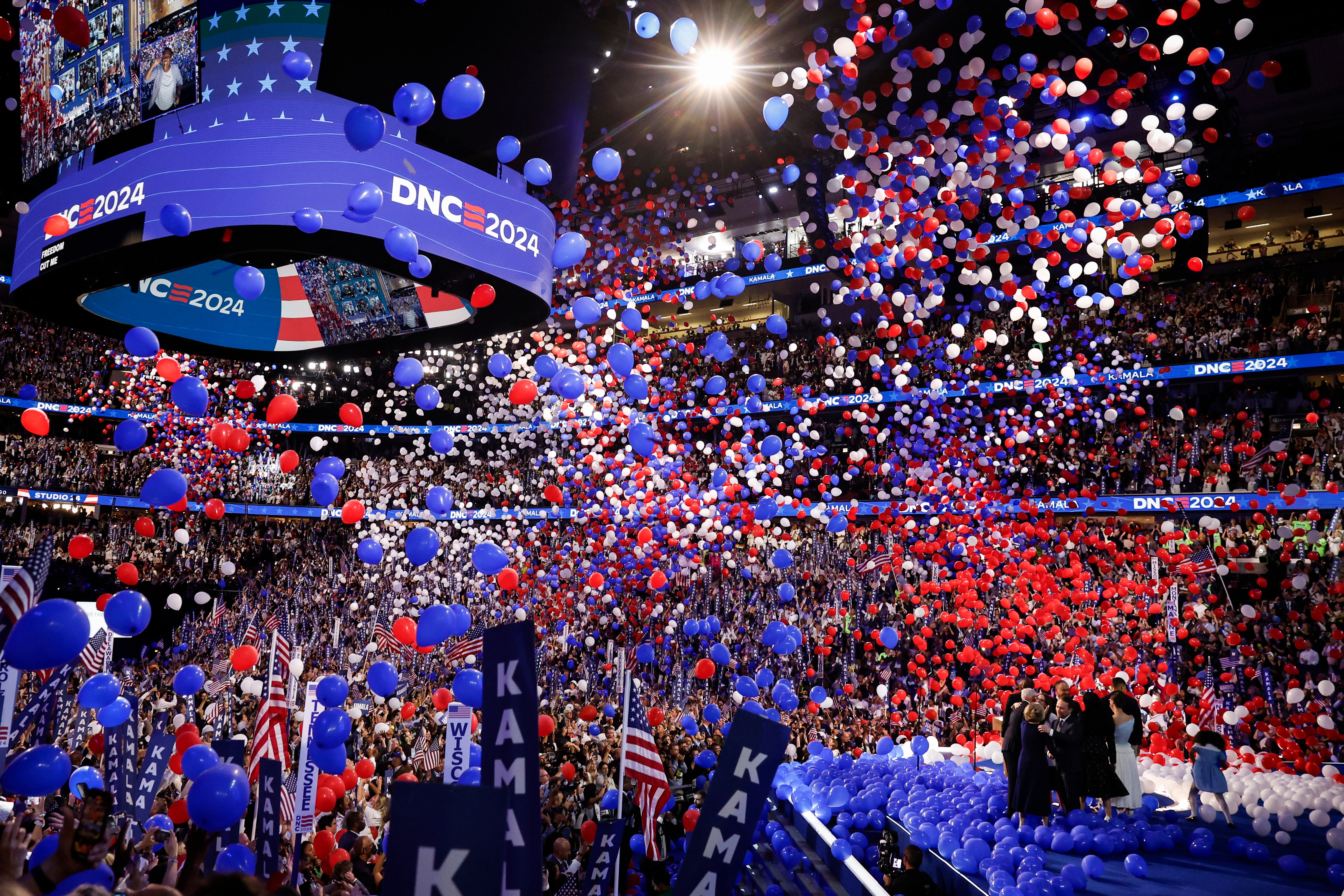 DNC crowd goes wild as Harris closes out the four-day convention