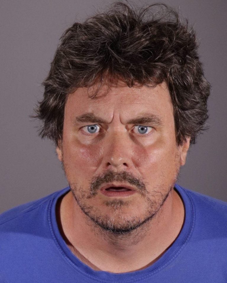 Actor Gabriel Olds, pictured in a booking photo, was arrested on Monday for sexually assaulting at least three women, police said