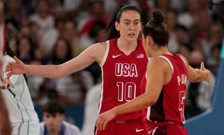 Breanna Stewart, other moms on US women’s basketball team enjoy rare moments chasing Olympic history