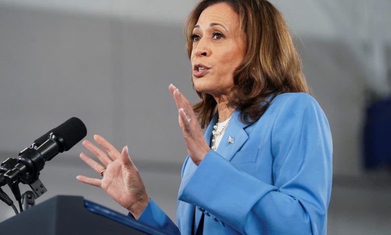 Kamala Harris promises to lower costs as she slams Trump for having ‘no serious plans’ to help middle class