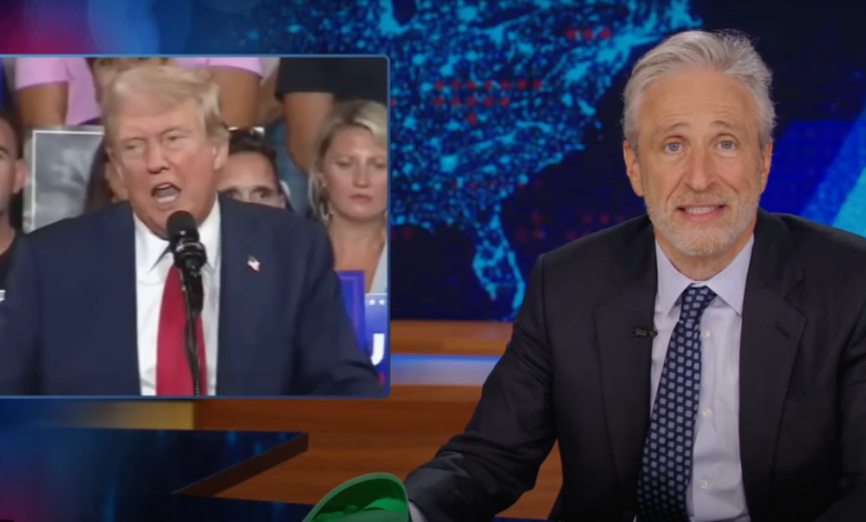 Jon Stewart mocks Trump for still being hung up on Biden: ‘He’s not coming back, Donald’