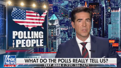 Fox News host echoes Trump’s claim that polls showing Harris taking lead must be inaccurate