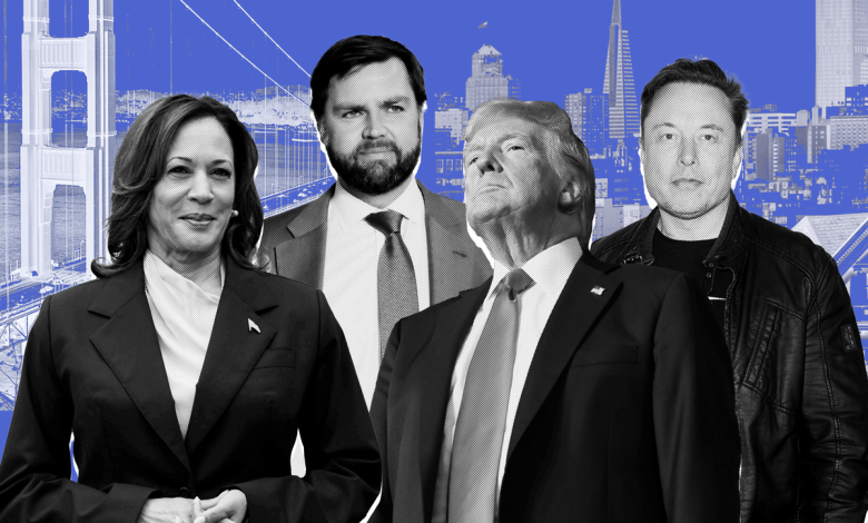 Mega investors, crypto and tech bros: Why Vance and Harris’s San Francisco ties hold the key to the election