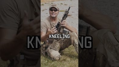 Former Green Beret Shows How To Be Accurate While Kneeling #youtubeshorts #reels #military #tips