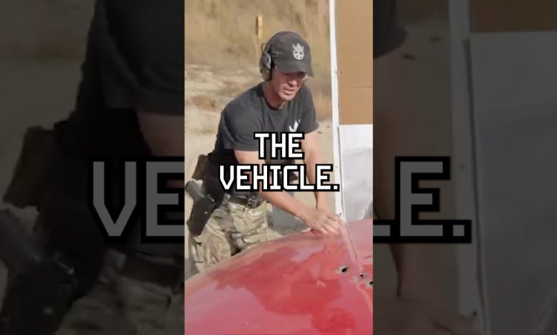 How do bullets bounce off cars? #pewpew #military #tip #reels #youtubeshorts