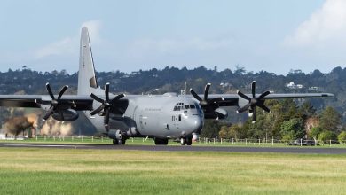 New Zealand Air Force receives first Super Hercules cargo plane