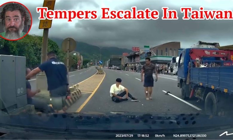 Tempers Escalate In Taiwan