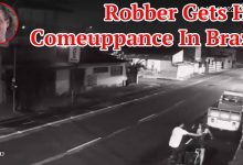 Robber Gets His Comeuppance In Brazil