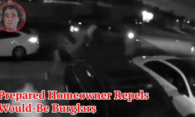 Prepared Homeowner Repels Would-Be Burglars