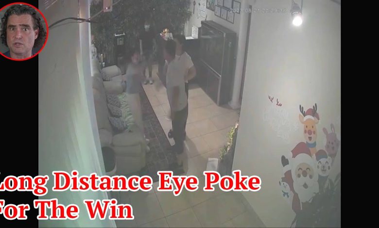 Long Distance Eye Poke For The Win!